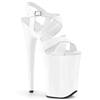 Pleaser - INFINITY997 Sandale à bride à la cheville, Pole dance chaussures - Chaussures de pole dance - Blanc Product image
